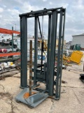 Keystone Fence Co. Chain Link Fence Dispenser Skid Steer Attachment, Model WIRSTR1, S/N W08032318