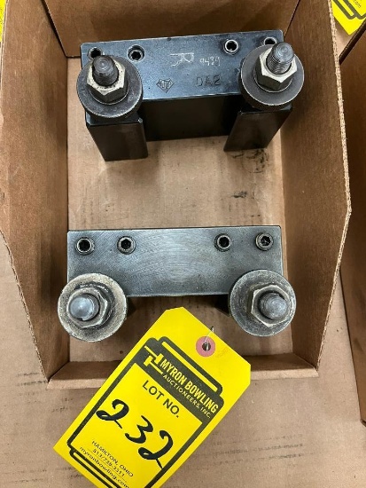(2) Aloris Tool Holders: (2) DA2