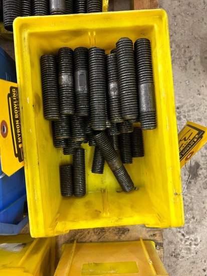 (7) Boxes of Assorted Threaded Rod