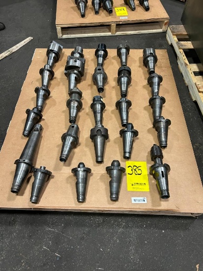 (25) Pcs. of Assorted NMTB 50 Flash Change Taper Tooling