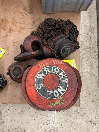 Wright 5-Ton Chain Hoist