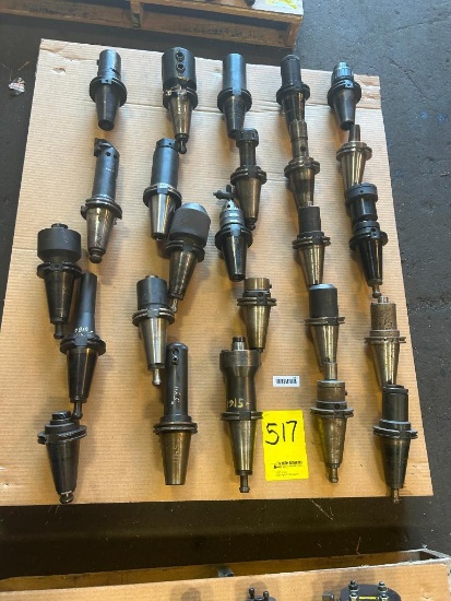(25) Pcs. of Assorted Cat 50 Tooling