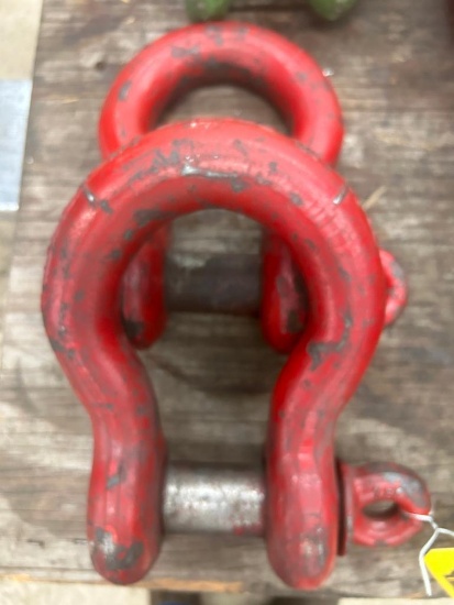 (2) Crosby 17-Ton Clevises