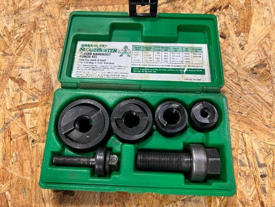 Greenlee Slag Buster Knockout Punch Set, 1/2" - 1-1/4"