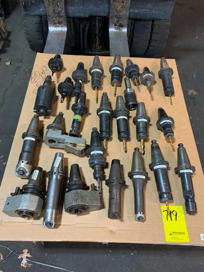 (25x) Assorted CAT 50 Taper Tool Holders