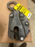 Vertical Plate Clamp, 1-Ton, 0-3/4