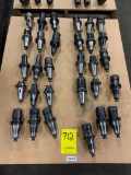 (30x) Assorted CAT 45 Taper Tool Holders
