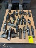 (25x) Assorted CAT 50 Taper Tool Holders