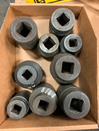Box of Assorted Impact Sockets