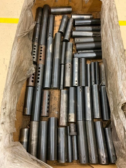 Crate w/ Assorted Tool Holders