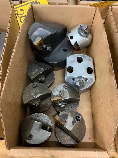 Box w/Assorted Indexable Turning Heads, Microbore Heads