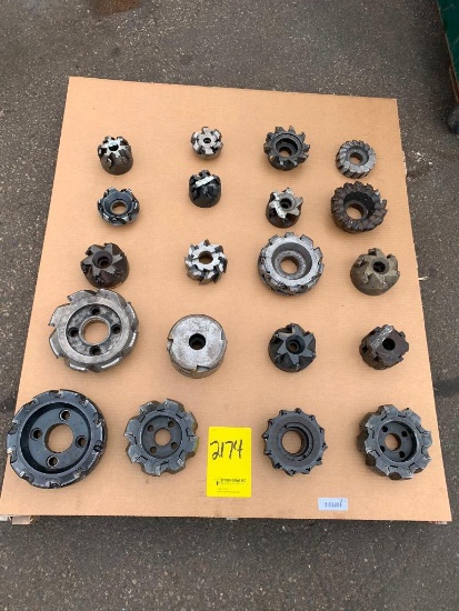 (20x) Assorted Facing Mills