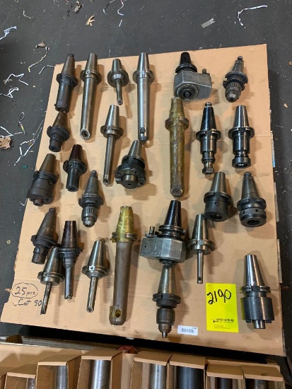 (25x) Assorted Cat 50 Taper Tool Holders