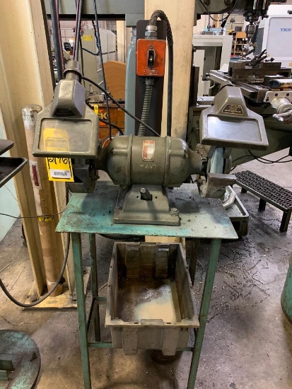 The Standard Double-End Bench Grinder, Model 100, 1/2-HP, 230V, 3-Phase