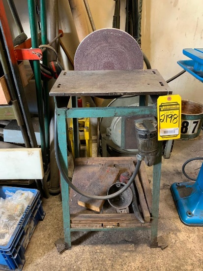 12" Disc Sander, 1/2-HP, 208-230 Volts, 1725 RPM