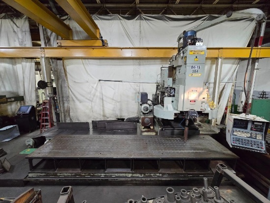 Giddings & Lewis CNC Vert. Machining Center, Model 15VFC, Retrofit in 2001 w/ G&L 8000B CNC Control