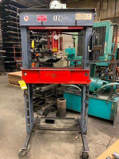 Ramco 55-Ton Industrial H-Frame Hydraulic Press, Model RP55, S/N 3216