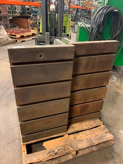 (2x) T-Slot Machine Blocks, 36" X 18"
