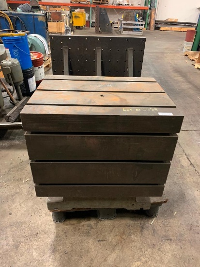 T-Slot Machine Block, 30-1/2" X 22" X 24"