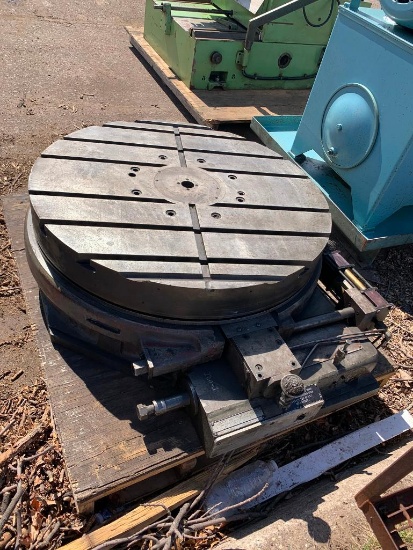Lucas Machinery 36" T-Slot Rotary Table, S/N 36WGB0106