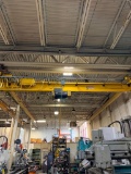 MetroLift Double Girder 5-Ton Freestanding Overhead Bridge Crane w/ 5-Ton Spacemaster II Cable