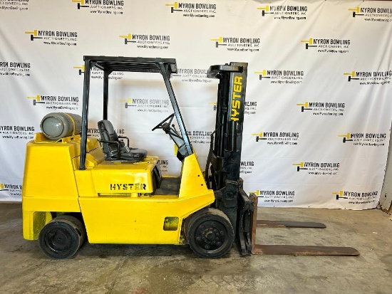 Hyster 8,000-LB. Capacity Forklift, Model S80XL, S/N D004V02749K, LPG Gas, Cushion Tires, 2-Stage