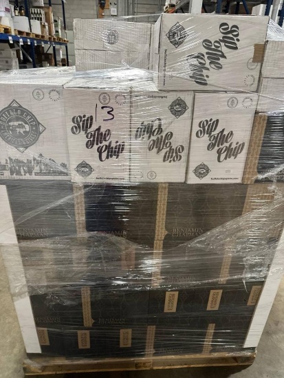 Pallet of Whiskey Consisting of Benjamin Chapman American Oak NV 84:3; Buffalo Chip American Whiskey
