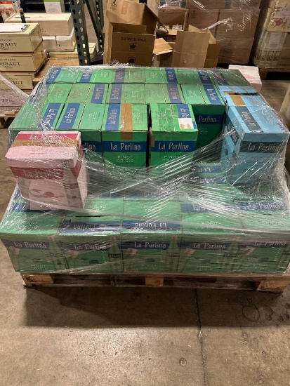 Pallet of Wine Consisting of La Perlina Pinot Grigio 42:0; La Perlina Moscato 2:0; La Perlina