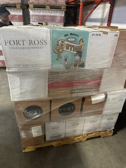 Pallet of Wine Consisting of Castello Dalba Duoro Red 2019 1:9/2020 1:0/2021 4:0; Silenius Oak Knoll