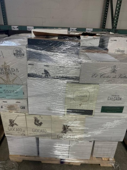 Pallet of Wine/Champagne Consisting of Chateau De La Font Du Loup 2:0; Giocato Pinot Grigio 2019