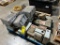 (3) Pallets of Electrical Switches, Electrical Boxes, Wire, Toyota Material Handling Parts, Belts, &