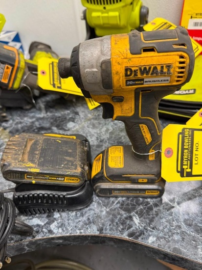DeWalt 1/4" Cordless Impact Driver, Model DC F787, w/ (2) Batteries & (1) Charger