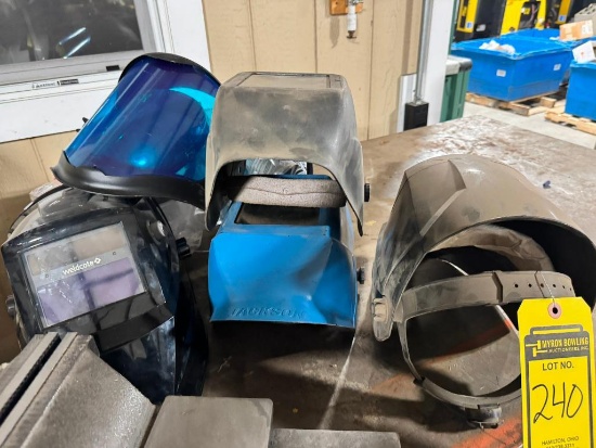 (4) Welding & Assorted Face Shields