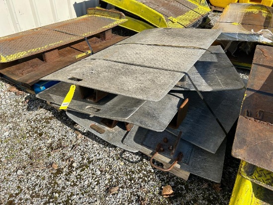 Assorted Aluminum Dock Plates ($20 Loading fee will be added to buyer's invoice)