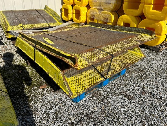 (2) Large Steel Dock Plates ($20 Loading fee will be added to buyer's invoice)