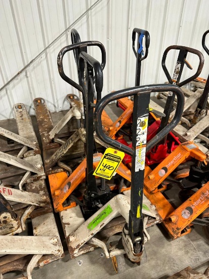 (4) Pallet Jacks, 5,000-LB. Capacity ($5 Loading fee will be added to buyer's invoice)