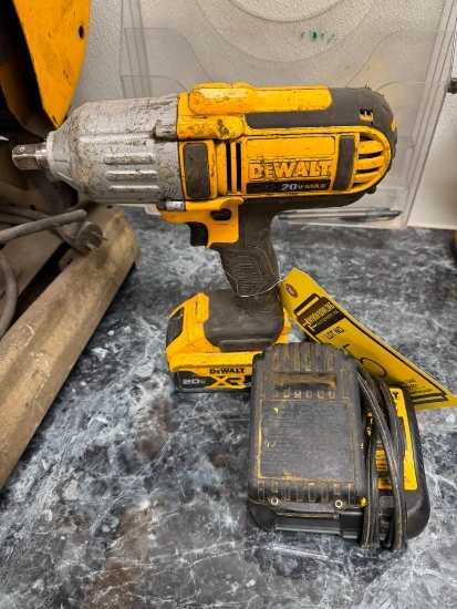 DeWalt 1/2" Cordless Impact Wrench, Type 3, Model DCF889, w/ (2) Batteries & (1) Charger