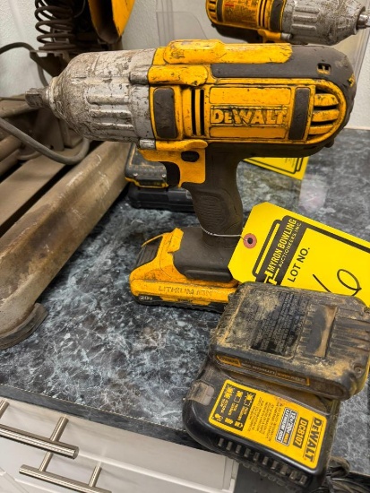 DeWalt 1/2" Cordless Impact Wrench, Type 3, Model DCF889, w/ (2) Batteries & (1) Charger