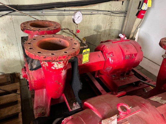 Bell & Gossett Pump, Model 1736, Size VSC BF 11.625, GPM 1,800, 40 HP Baldor Super E Electric Motor