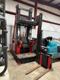 1993 Raymond 3,000-LB. Capacity Turret Truck, Model 537-CSR30T, S/N 537-93-00844, Exide Ironclad