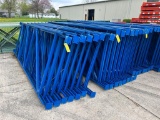 (30x) Pallet Rack Teardrop Uprights, 54