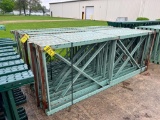 (19x) Slotted Pallet Rack Uprights, 48