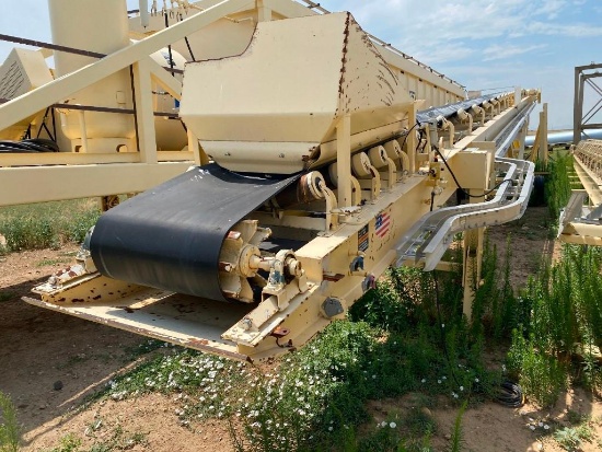 2019 Astec PIC-2450 24" X 80' Mobile Incline Stacking Conveyor w/ Hydraulic Adjustable Discharge