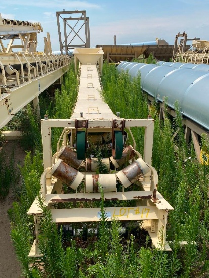 Astec 24" X 40' Cold Feed Head Section Covered Conveyor (NOTE: No Belt/No Motor)