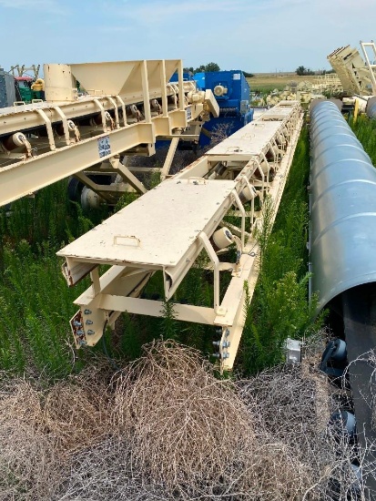 Astec 24" X 40' Horizontal Covered Collecting Conveyor Extension (NOTE: No Belt/No Motor)