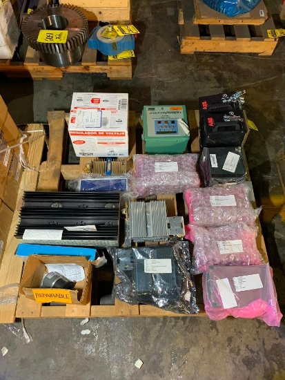 Pallet w/ Assorted Electronic Spares; Assorted Boards, Rectifier Stacks, Abb Induction Heaters,
