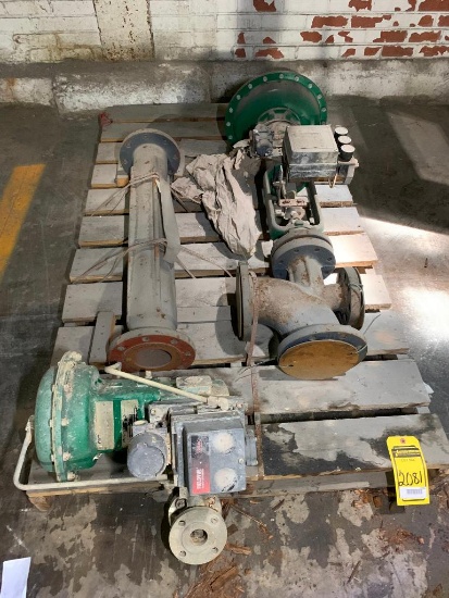 (2) Fisher Actuating Valves, Size 1-1/2" & Size 4, 2" Travel