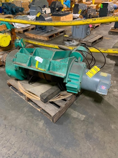 P & H Crane 30,000 Lb. Capacity Electric Crane Hoist, 10-Hp