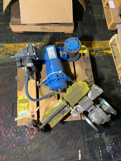 (2) Actuating Valves; Neles 1-1/2" Ball Valve & Metso 2"