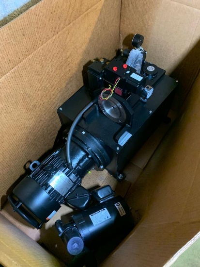 Maxcess Hydraulic Power Unit, Model P325-1FMA24ga, 3-Hp, 575 V, 3-Phase